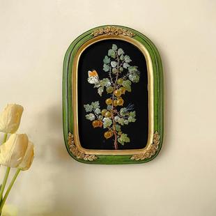 春暖花开法式中国风小众艺术装饰画复古卧室床头柜摆台奶油风壁画