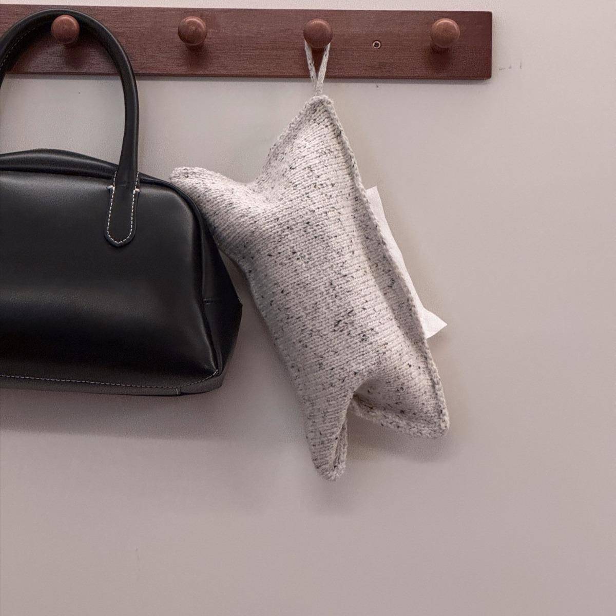 2024秋冬新款韩代版羊毛纸巾盒装饰品濮院实体档口意法四季青