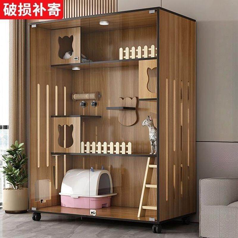 其它柜类猫别墅宠物柜家用超大自由豪华猫咪猫舍猫屋猫房子宠物柜
