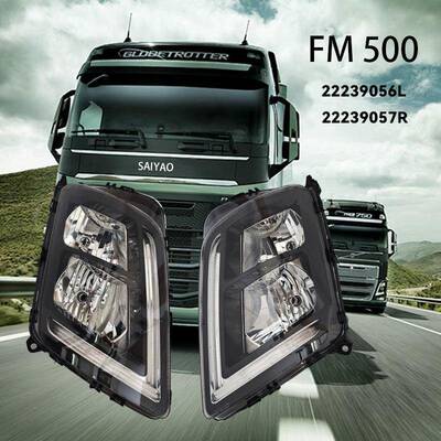 适用于沃尔沃卡车前大灯FM460FM500大灯22239056L22239057Rled