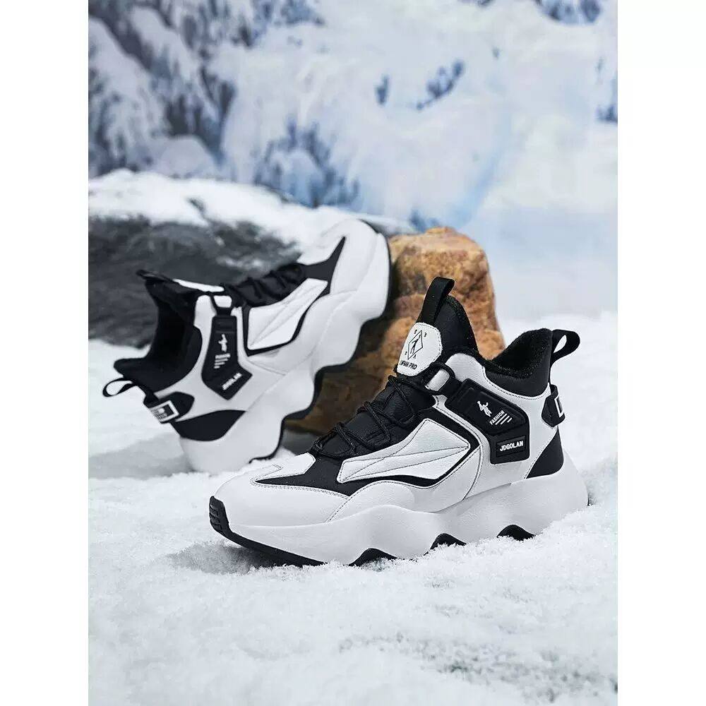 乔丹格兰冬季加绒大棉运动鞋46码厚底中帮男鞋子东北抗寒防滑棉靴,流行男鞋,时尚雪地靴,淘宝优惠券,粉丝福利购,淘宝优惠卷