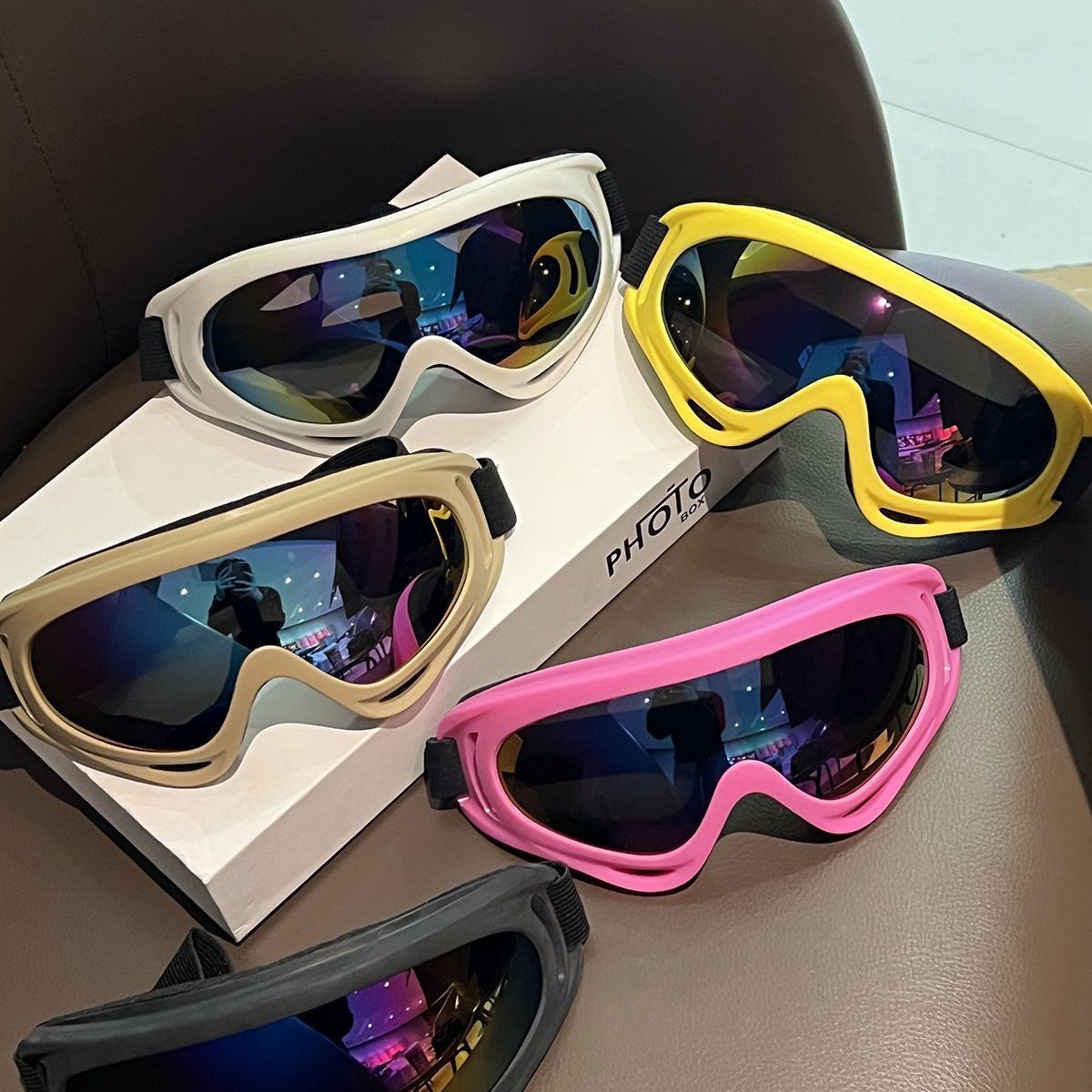 户外运动滑雪镜成人双层防雾眼镜男女近视护目镜滑雪装备套装全套