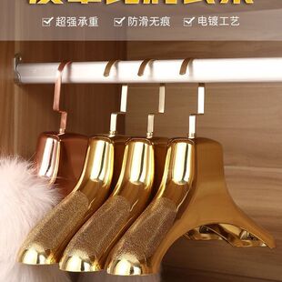 挂貂专用衣架男女皮草大衣衣挂水貂皮专用衣撑加厚加宽宽肩裘皮大