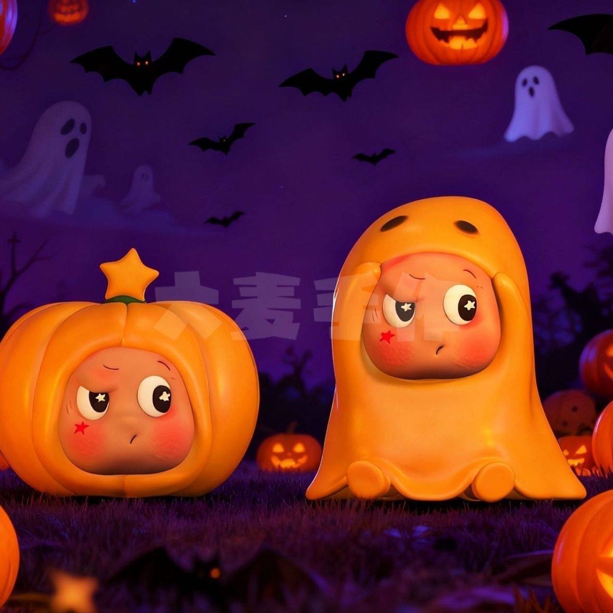 超可爱南瓜星星人万圣节香薰石膏涂色彩绘diy手作店夜市摆摊,玩具/童车/益智/积木/模型,白模填色/模具彩绘/石膏娃娃,淘宝优惠券,粉丝福利购,淘宝优惠卷