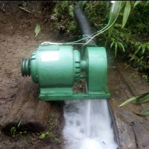 两用4000w卧式水轮发电机4kw冲击式水力发电机