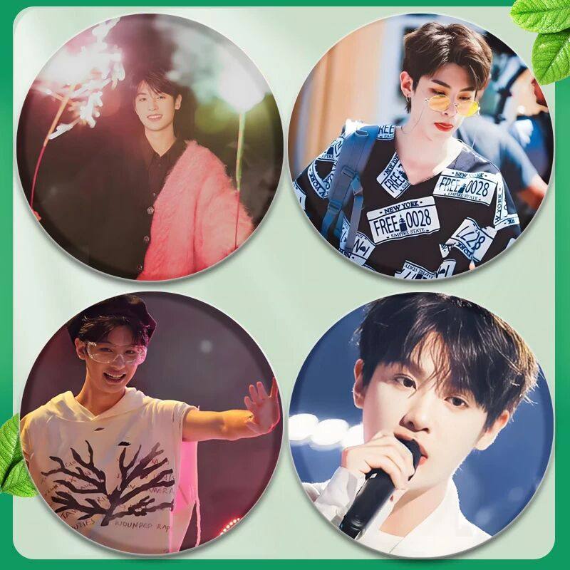 黄明昊周边diy明星58mm应援吧唧胸章镭射马口铁书包徽章饰品,模玩/动漫/周边/娃圈三坑/桌游,动漫徽章/立牌,淘宝优惠券,粉丝福利购,淘宝优惠卷