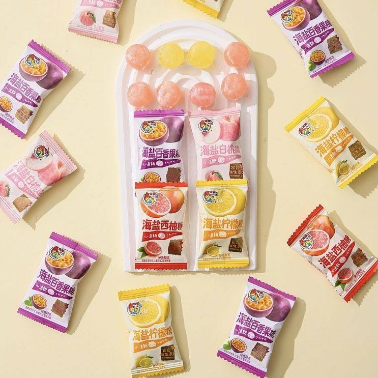 喔喔水果硬糖夹心糖果海盐西柚果汁维c硬糖水果味喜糖休闲零食,零食/坚果/特产,软糖/果味糖/凝胶糖果,淘宝优惠券,粉丝福利购,淘宝优惠卷