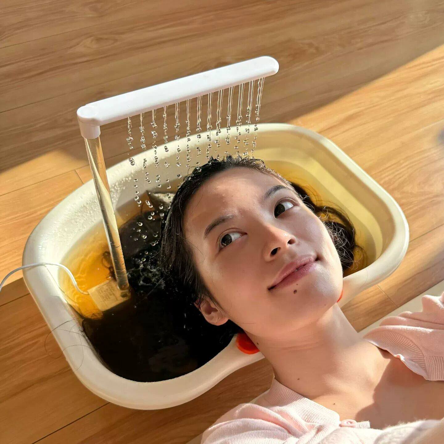 水循环养发泡头神器中药洗头泡头盆头部spa孕妇月子老人小孩头疗