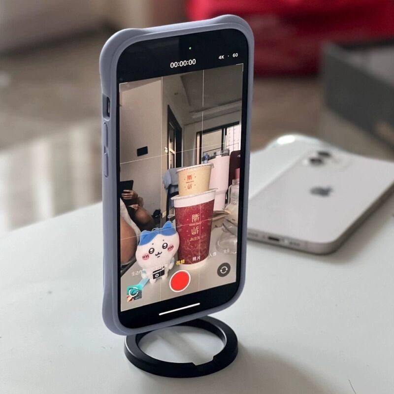 磁吸手机支架桌面背贴指环赖人支架追剧拍摄神器便携折叠2025新款