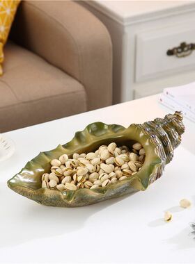 欧式零食盘干果盘陶瓷客厅奢华促销装饰品家居茶几糖果盘摆件家用