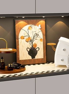 鞋柜上摆的收纳盒入户柜钥匙收纳玄关摆件桌面收纳盒客厅鞋柜装饰