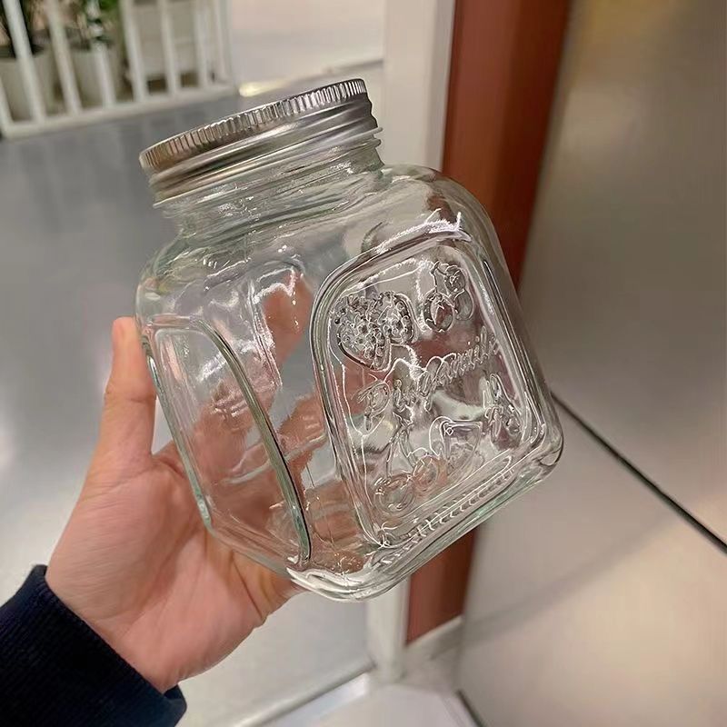 折星星专用罐子少女心KT猫糖果玻璃密封罐贝壳折纸罐浮雕许愿瓶蜂