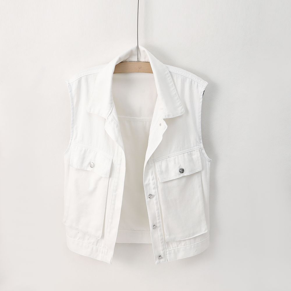 秋季牛仔马甲女外穿百搭显瘦2025潮新款洋气流行时尚外套上衣女装