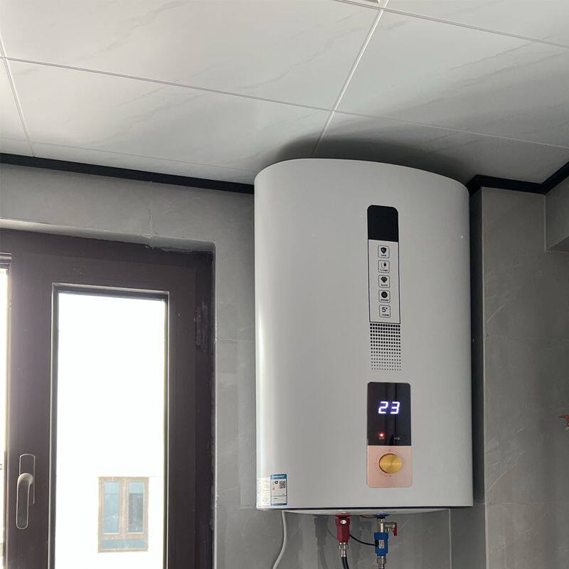竖式立式电热水器洗澡家用储水式卫生间小空间速热节能全屋圆扁桶