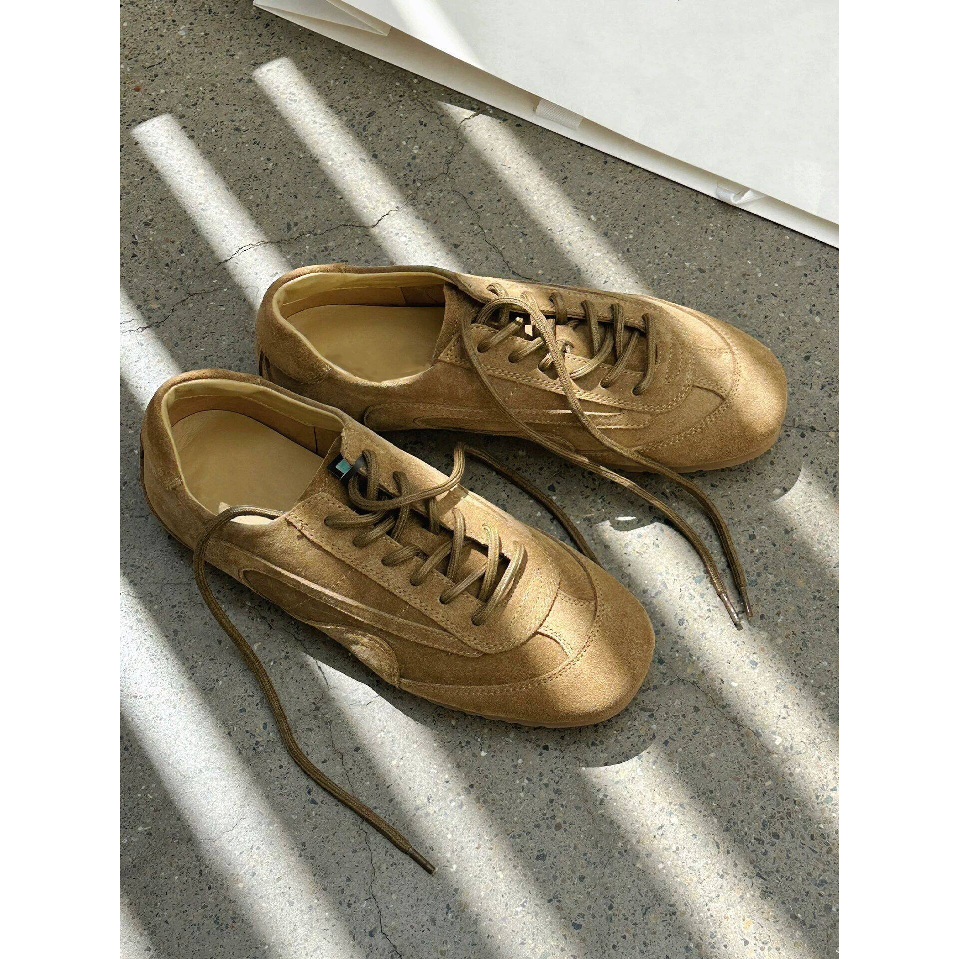 Rean Vivion新款老钱风平底德训鞋女时尚百搭运动鞋休闲阿甘鞋,女鞋,德训鞋,淘宝优惠券,粉丝福利购,淘宝优惠卷