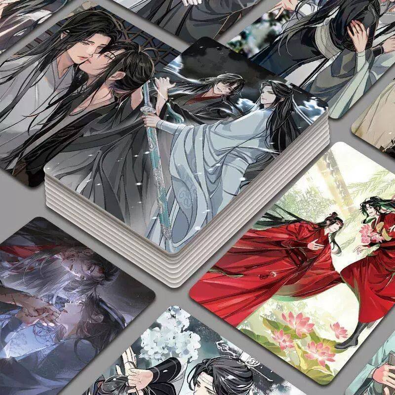 魔道祖师镭射小卡精致卡片动漫周边耽美3寸自印LOMO卡55张不重复,模玩/动漫/周边/娃圈三坑/桌游,收藏卡牌/卡片,淘宝优惠券,粉丝福利购,淘宝优惠卷