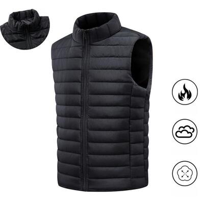 Men's lightweight down fashion vest trendy vest warm men's
