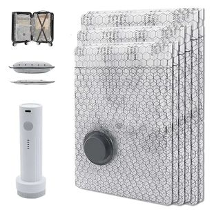 真空压缩袋收纳袋旅行套装真空被子衣物衣服专用袋子带可充电气泵