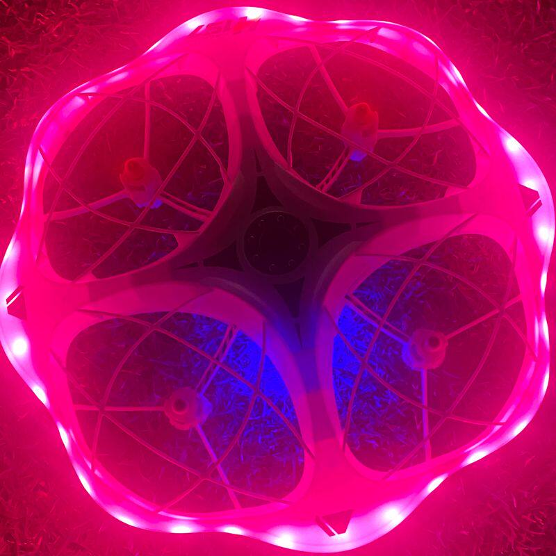 儿童遥控飞机无人机男孩玩具ufo自动避障飞碟小学生小型跑马灯光