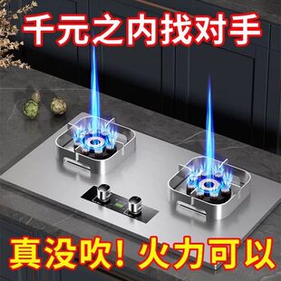 思恋好太太燃气灶双灶家用天然气液化气九腔增压直喷定时猛火灶