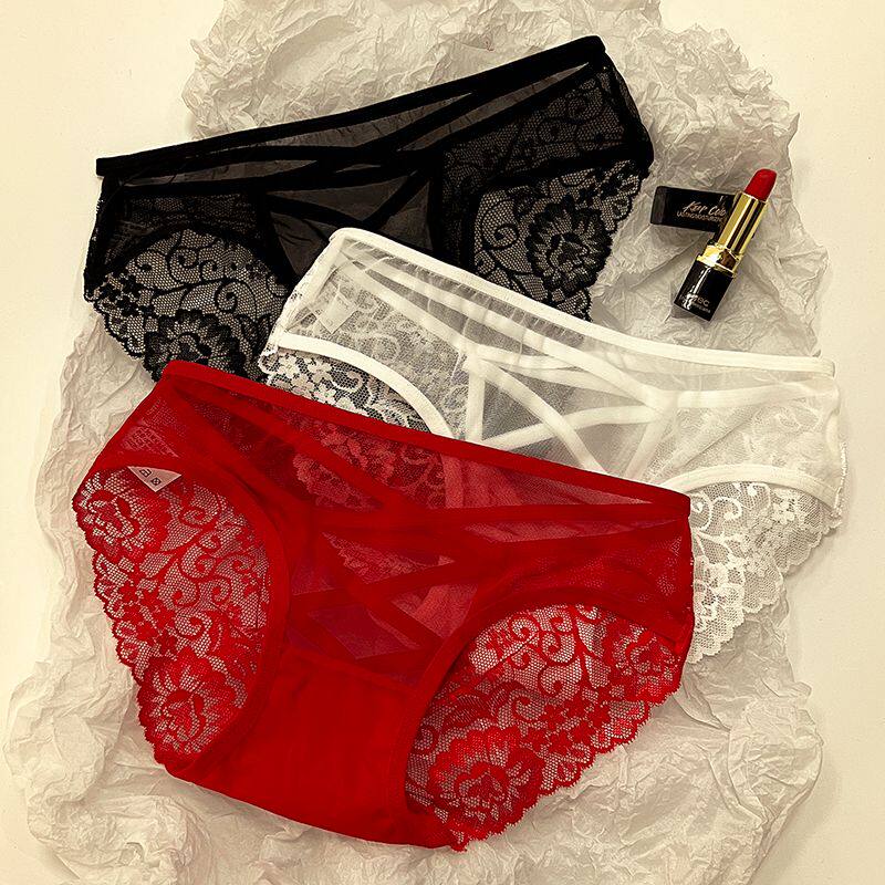 喜孕娇性感蕾丝女士红色本命年结婚交叉内裤提臀抗菌大码三角裤薄,运动/瑜伽/健身/球迷用品,女士泳裤,淘宝优惠券,粉丝福利购,淘宝优惠卷