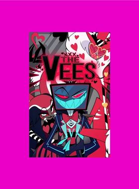 美谷散货地狱客栈hazbin hotel海报三v海报vox沃克斯val vel谷子