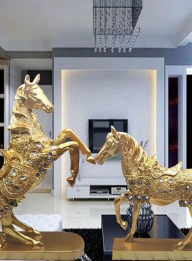 马元素礼物酒柜装饰品摆件工艺品办公室客厅现代卧室室内创意骏马