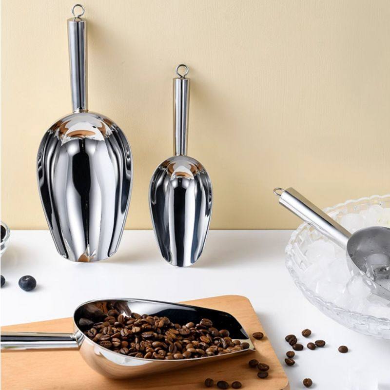 商用面粉勺爆米花饲料304冰铲家用茶米不锈钢撮瓢炒货料铲小铲子,厨房/烹饪用具,全套勺铲,淘宝优惠券,粉丝福利购,淘宝优惠卷