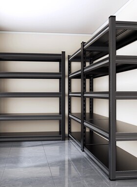 仓储货架多层置物架快递架子落地家用阳台简易储物架储藏室铁架子