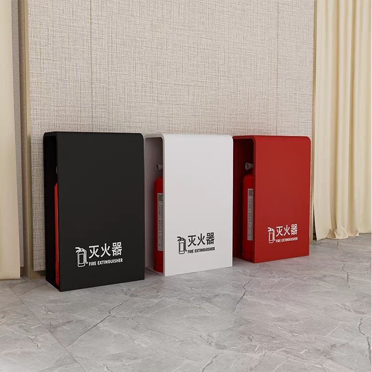 灭火器箱2只装商场专用消防圆弧收纳箱子店铺装饰遮挡放置箱5KG装
