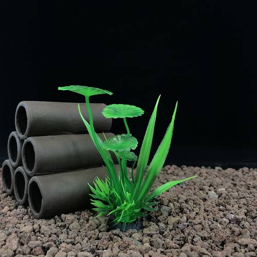 鱼缸造景水族装饰假草塑料仿真水草三种不同小草懒人布景植物摆件