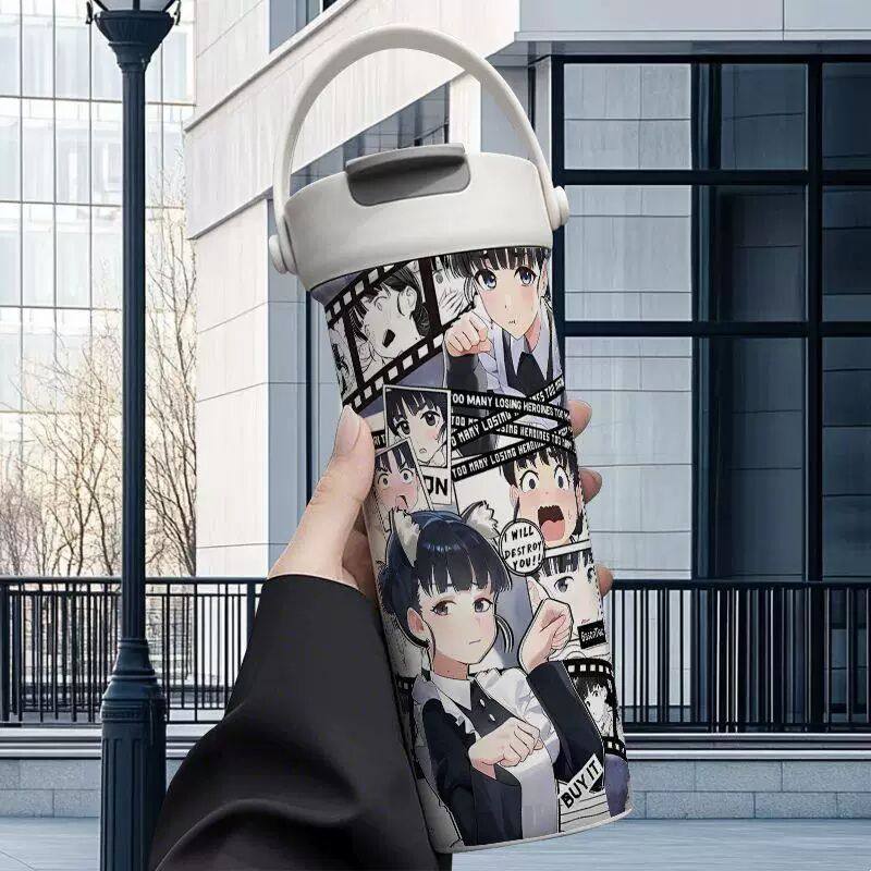 败犬女主马剃天爱星手提保温杯316不锈钢吸管双饮大容量咖啡水杯,模玩/动漫/周边/娃圈三坑/桌游,动漫水杯/居家/百货,淘宝优惠券,粉丝福利购,淘宝优惠卷