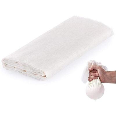Grade 90 Cheesecloth Unbleached Reusable Ultra Fine