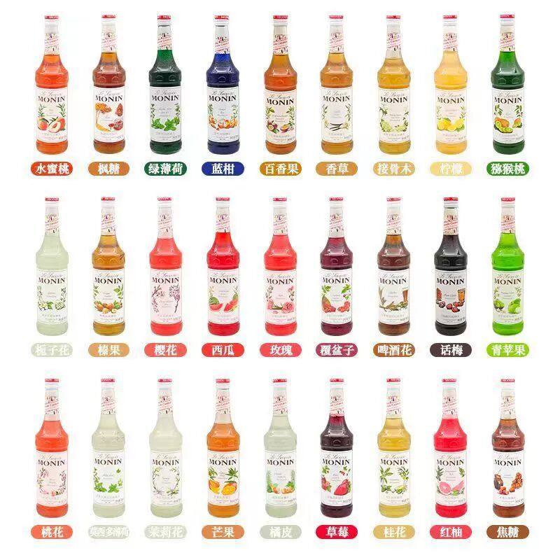 糖浆香草桂花奶茶咖啡甜点多种果味糖浆烘焙接骨木薄荷网红食品