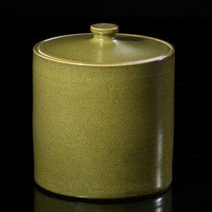 景德镇陶瓷器带盖米缸茶叶末直筒缸酒坛缸水缸储物罐10斤20斤50斤