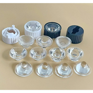 20mm1W3W亚克力led透镜5度-120度仿流明单科透镜射灯天花灯洗墙灯