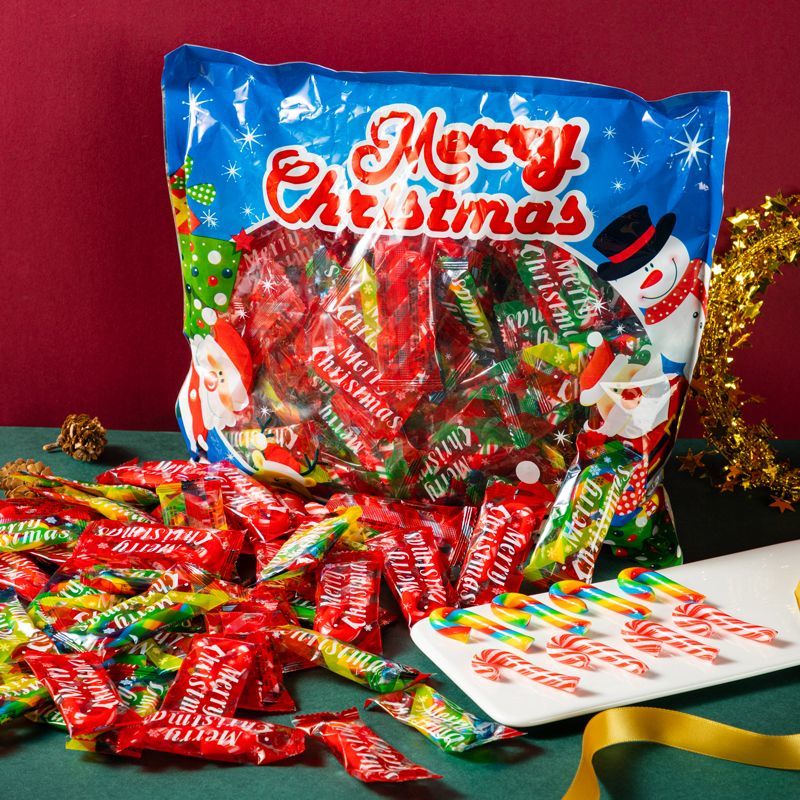 圣诞节糖果棒棒糖可爱创意儿童卡通老人礼盒装平安夜分享礼物
