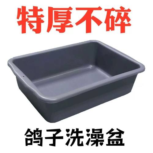 鸽子洗澡专用盆赛鸽信鸽大号加厚塑料澡盆浴盆鸽子用品用具鸽具