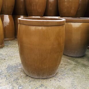 老式 加厚水缸陶瓷腌菜缸酿酒缸大缸庭院米缸酱油缸庭院咸菜缸家用