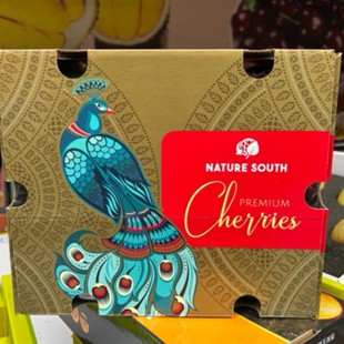 「蓝孔雀」桑提娜J/2J/3J/4J智利海运车厘子(5斤)-内附果径卡