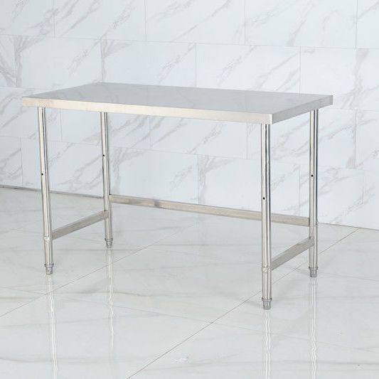 不锈钢工作台厨房切菜桌案板单层煤气罐操作台灶台一层饭店工作桌