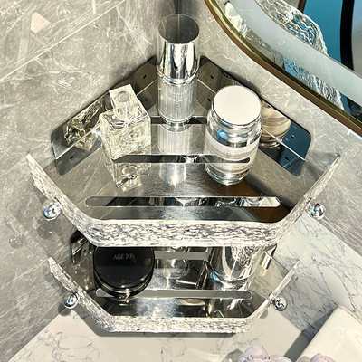 置物架多层收纳架卫生间专用洗发水挂钩浴室淋浴房储物三角架角架