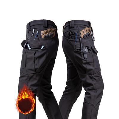 Waterproof Windproof Soft Shell Fleece Lined Tactical Pants