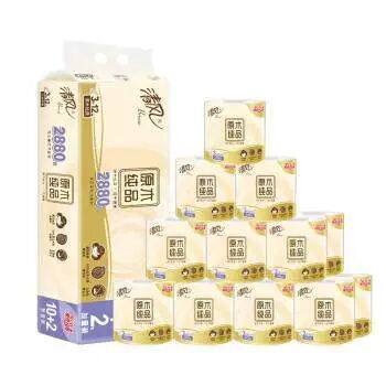 新款清风卷纸原木纯品240段12卷柔韧升级卫生纸卷筒纸纸巾卷纸