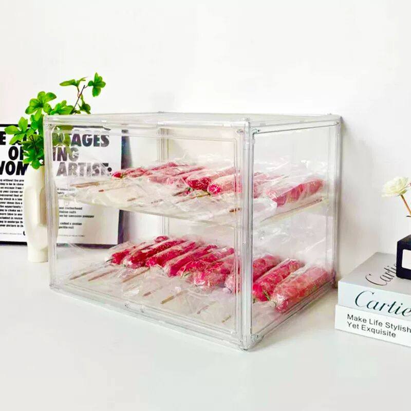 小串冰糖葫芦展示柜商用摆摊工具迷你糖葫芦亚克力分层透明柜