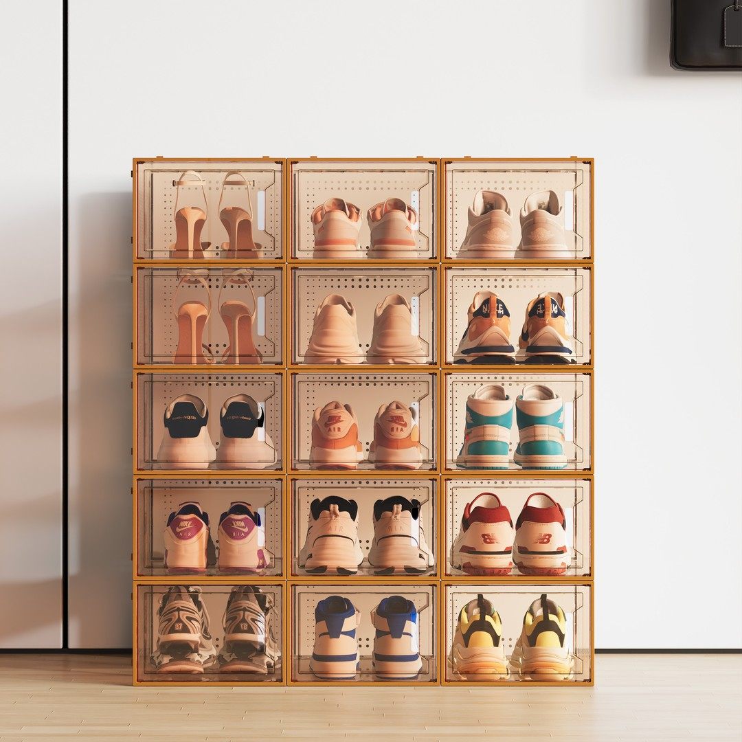 【升级加厚】收纳盒鞋柜家用入门鞋架加厚收纳玄关鞋柜折叠鞋柜收,收纳整理,鞋盒,淘宝优惠券,粉丝福利购,淘宝优惠卷
