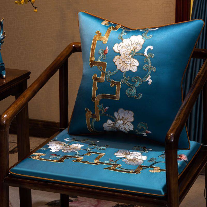 中式红木椅子乳胶坐垫实木沙发垫高档餐椅垫圈椅茶桌椅垫座垫定制
