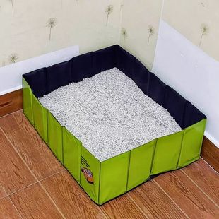 【过年留守咪】折叠猫砂盆超大号防外溅便携式防水屎盆子猫咪专用