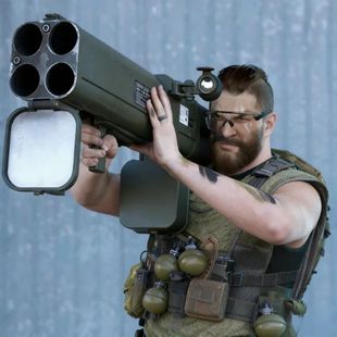 儿童玩具火剑筒乌鲁鲁巡飞弹三角洲行动乐辉M202四联火箭筒火箭炮