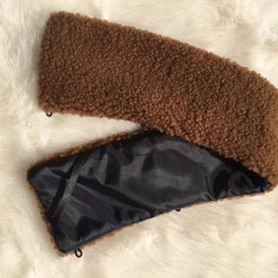 皮衣领子替换绝美领子衣服领子更换皮衣领子替换无痕款防脏羊羔毛